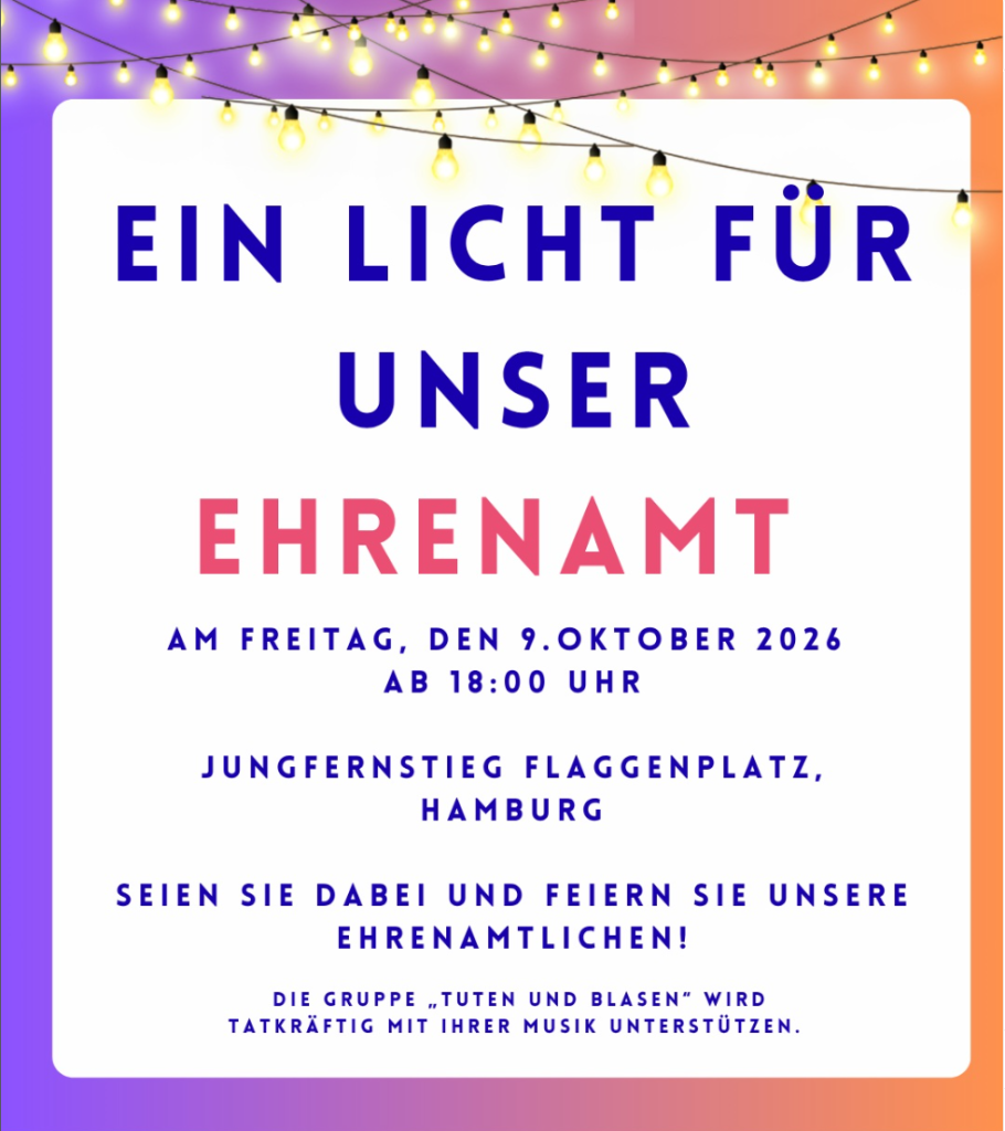 Ein Licht fuer unser Ehrenamt Hamburg Hospizmonat